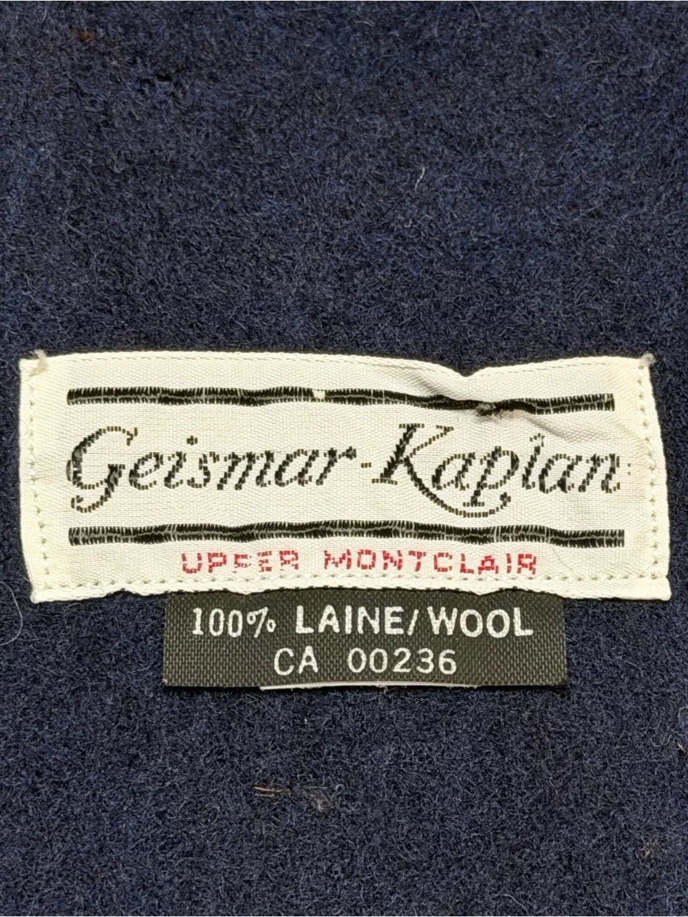 Vintage Geismar-Kaplan Men’s Double Sided Silk Wool Paisley Fringe Dress Scarf